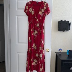 Rue 21 Flower Print Maxi Dress